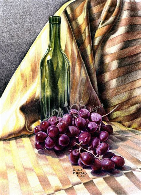 Fine Art Print Of An Original Still Life In Colored Pencil Etsy