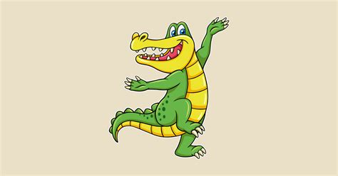 Dancing Crocodile Cartoon Character Crocodile Cartoon Character T
