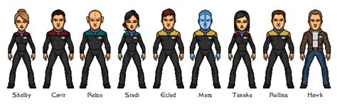 Star Trek Voyager Reboot Aq Crew Uss Voyager By Bry