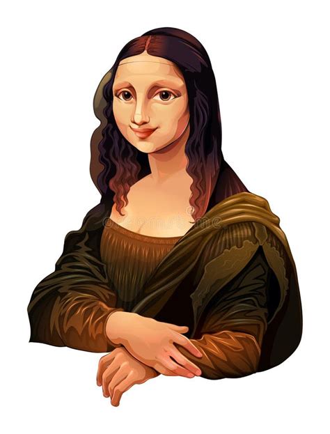Leonardo Da Vinci Painting Mona Lisa Stock Illustrations 57 Leonardo