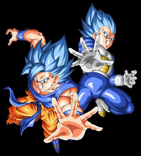 Goku And Vegeta Ssgss Son Goku Goku E Vegeta Goku Vs Dragon Ball Gt