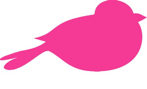 Hot Pink Bird Clip Art At Vector Clip Art Online Royalty