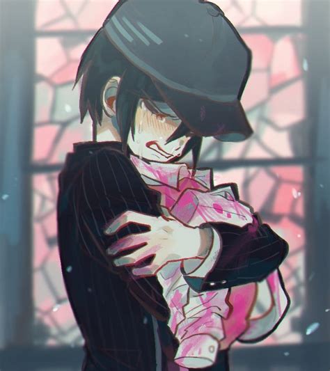 The first one is from the files of the danganronpa v3 demo that never appears during normal gameplay, and the second is the final version from the main game. Shuichi Saihara (is he clutching Kokichi's Shirt?! OMFG MY ...