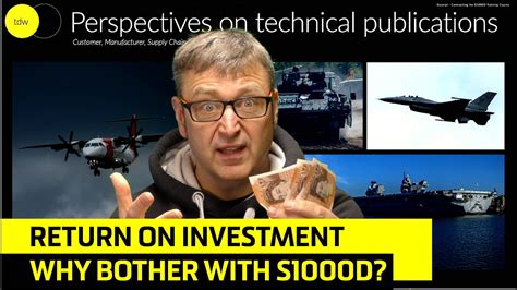 Return On Investment S1000d Why Bother Youtube