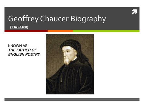 Ppt Geoffrey Chaucer Biography Powerpoint Presentation Free Download