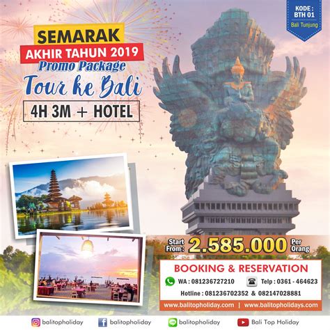 Paket Tour Wisata Ke Bali 2020