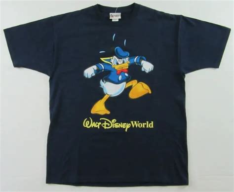 Walt Disney World Donald Duck Throwing Angry Temper Tantrum T Shirt Sz