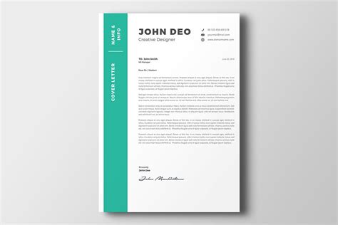 Handpicked by resume experts based on. John Deo Clean Resume Template #70320 | Clean resume template, Resume template, Clean resume