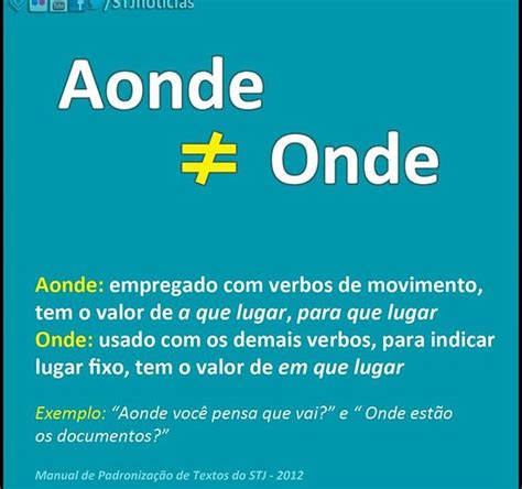 Qual a Diferença Entre Onde e Aonde vivendobauru com br