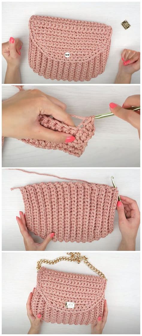 Easy Modern Crochet Bag Tutorial Crochet Kingdom Crochet Bag