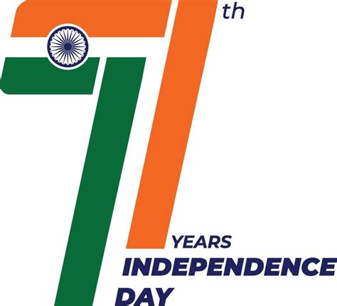 77th Independence Day Of India 27262263 Vector Art At Vecteezy