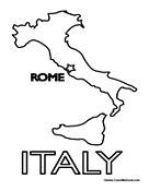 Italy Coloring Pages Italian Coloring Pages Flag Coloring Pages