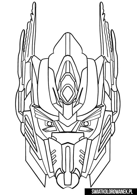 Malowanka Transformer Darmowe Kolorowanki Do Druku