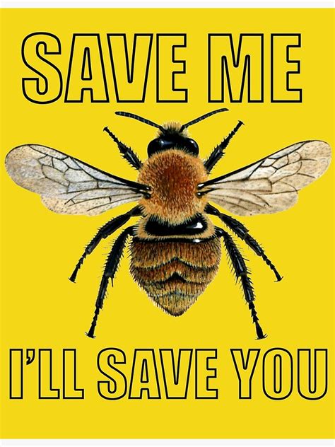 Save The Bees Canvas Print For Sale By Graffland Redbubble