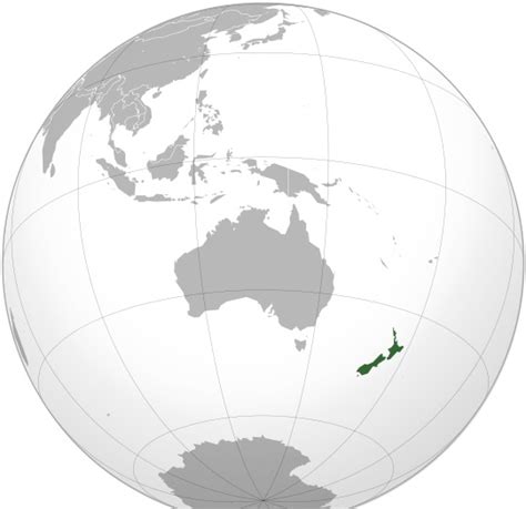 Where Is New Zealand Located On The World Map Cities And Places