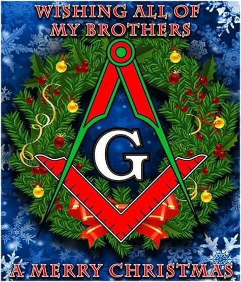 Merry Christmas Freemasonry Masonic Symbols Freemason