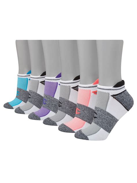 Champion Women S Performance Double Dry Ankle Sock 6 Pack Ebay