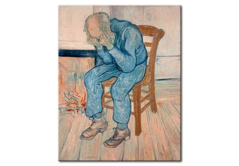 Reprodukcja Stary człowiek w smutku obraz na ścianę malarza Vincent