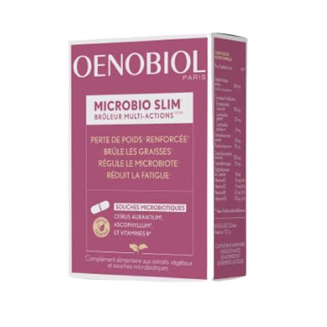 Oenobiol Minceur Microbio Slim 60 Gélules 8713304954376