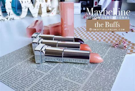 Maybelline The Buffs Nude Lipsticks Review Swatches SJB