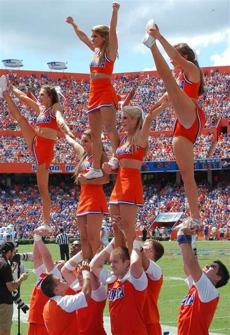 Florida Gators Pyramid Sports Girls Most Beautiful Women In Sports Hot Cheerleaders