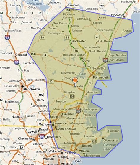 Map Of Southern New Hampshire Maping Resources
