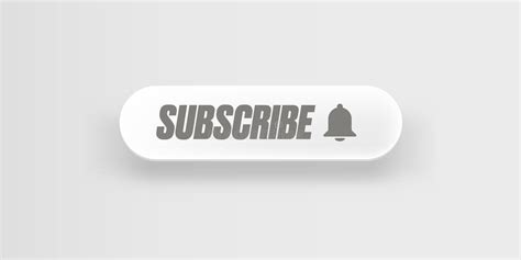 Printwhite Paper Subscribes Button With Ring Bell Isolated On Stylish