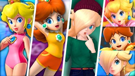 Evolution Of Nintendo Princesses In Super Mario Sports Games YouTube