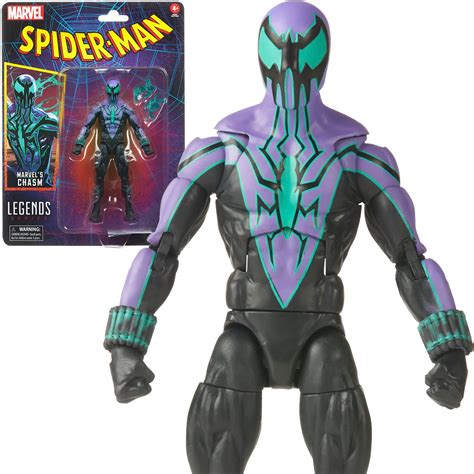 Spider Man Retro Marvel Legends Chasm 6 Inch Action Figure