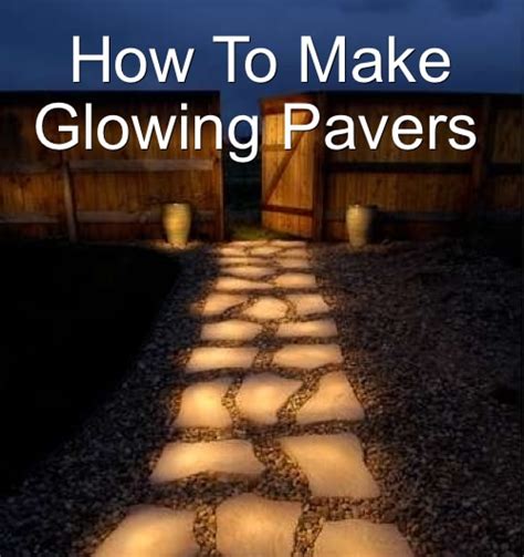 How To Make Glow In The Dark Pavers Or Pathway Homestead And Survival