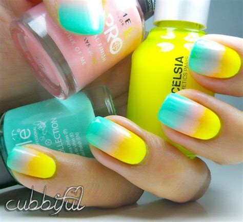 40 Fabulous Gradient Nail Art Designs Cuded Nail Art Ombre Ombre