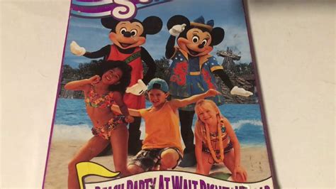 Disneys Sing Along Songs Beach Party At Walt Disney World Vhs Video