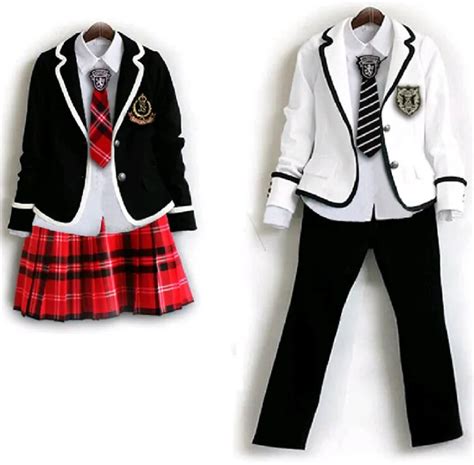 5 Pcs Long Sleeved Childrens School Uniform Clothing Girls And Boys
