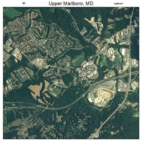 Aerial Photography Map Of Upper Marlboro Md Maryland
