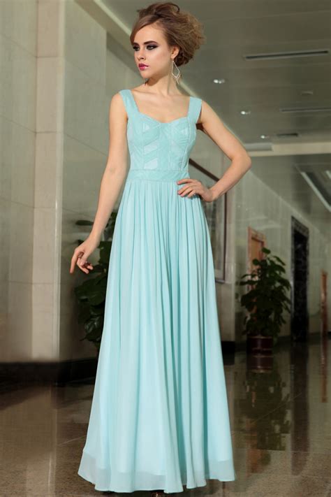 Celebrity Inspired Long A Line Prom Gown Evening Dresses