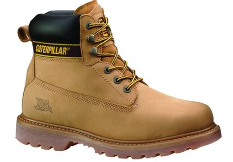 Caterpillar work boots have helped laborers complete rigorous jobs in all weather conditions. Caterpillar CAT Holton Steel Toe Safety Mens Work Boots ...