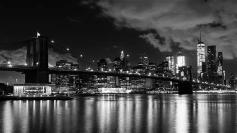 New York Night Skyline Free Stock Photo Public Domain Pictures