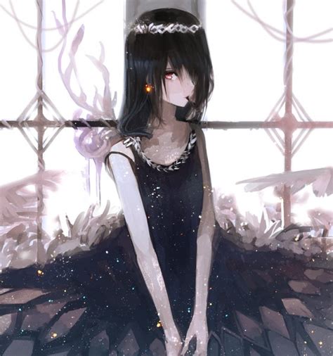 Black Dress Anime Girl Anime Photo 41437411 Fanpop