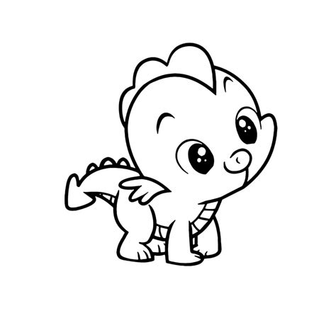 Baby Dragon Coloring Pages ⋆ Coloringrocks Dragon Coloring Page
