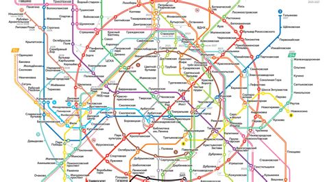 Представлен план развития метро Москвы до 2030 года