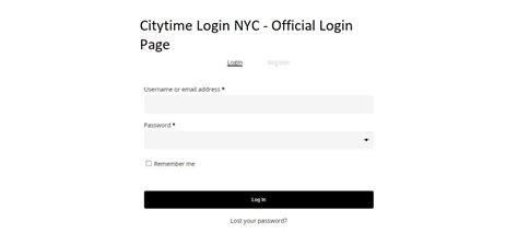 Citytime Login Nyc Official Login Page 100 Verified 1 Tech