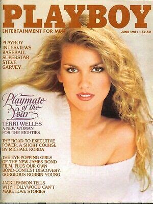 Playboy Magazine June Poty Terri Welles Ebay