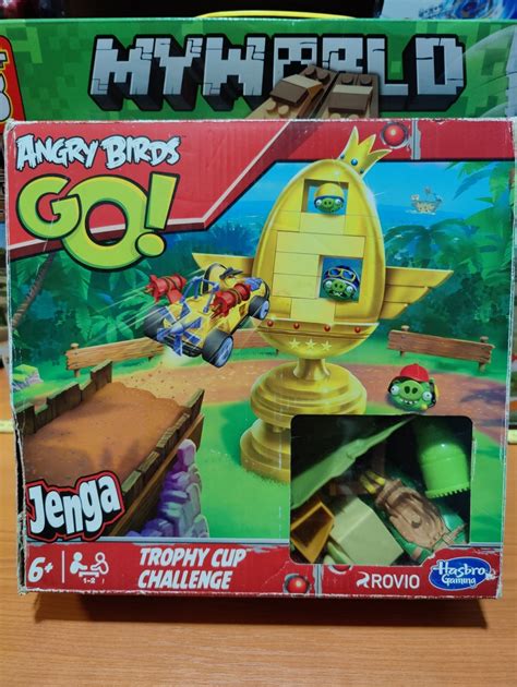 Angry Birds Go Kart Set Jenga Trophy Cup 73237705