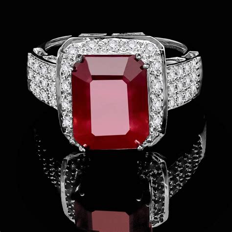 Red Ruby Ring Bijoux Majesty