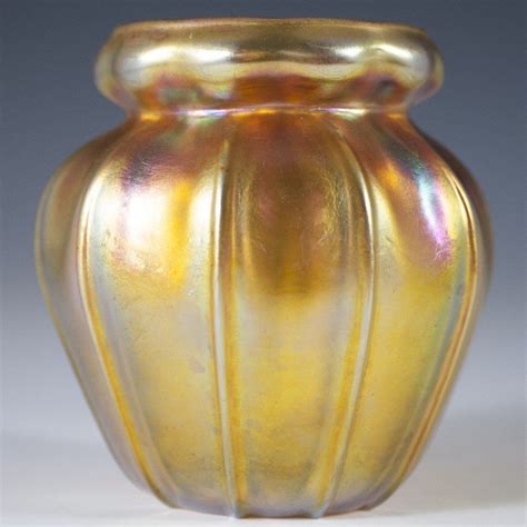 Louis Comfort Tiffany Favrile Glass Vase Aug Akiba