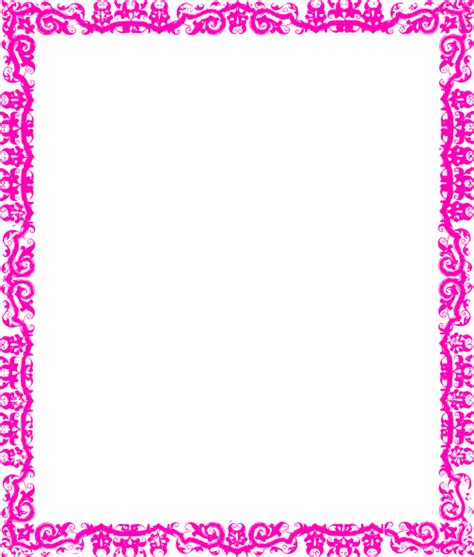 Pink Frame Clip Art At Vector Clip Art Online Royalty Free