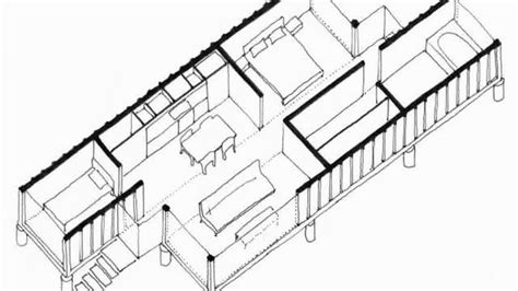 Shipping Container Home Plans In Drawings Shipping Container Home