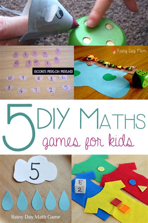 This packet has 6 no prep activities that are perfect for your kindergarten, first grade, or second grade students. 5 DIY Math Games for Kids | Math games for kids, Math ...
