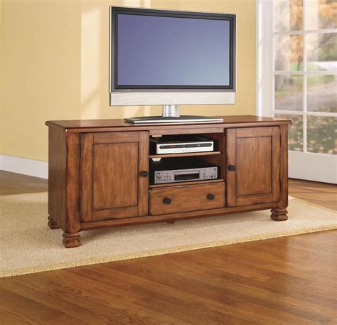 Sears offers a wide range of options in different designs and sizes. 4k 55 Inch TV Stand Oak Media Entertainment