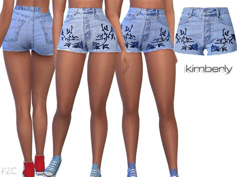 Denim Jeans Shorts Kimberly By Pinkzombiecupcakes At Tsr Sims 4 Updates